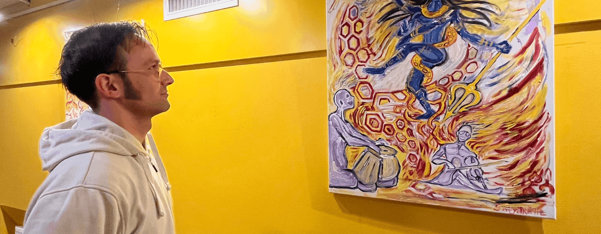 Expositie Satyakam Mohkamsing